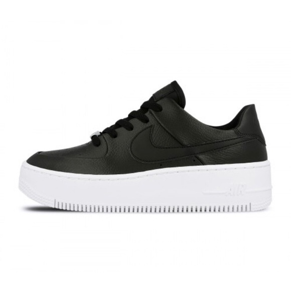 Nike Shoes - Nike Air Force 1 Sage Low Black Sneaker SZ. 10